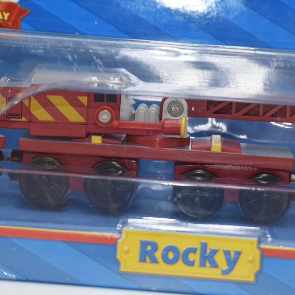 Rocky and Front and Back Cars Learning Curve Thomas & Friends Wooden Railway New - Picture 5 of 10